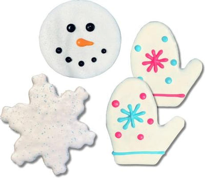 Winter Peanut Butter & Honey Assorted Crunchy Dog Treats, 18 count