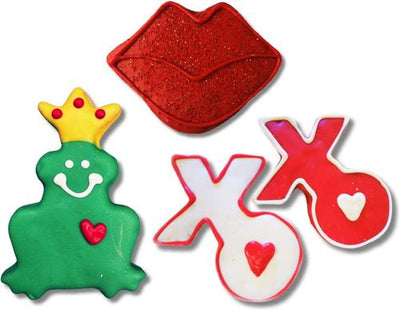 Hugs N' Kisses Peanut Butter & Honey Assorted Crunchy Dog Treats, 18 count