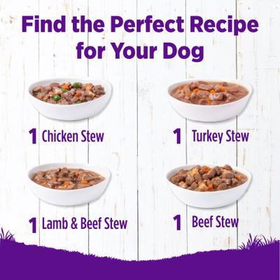 Complete Health Stews Variety Pack Grain-Free Wet Dog Food, 12.5-oz can, case of 4