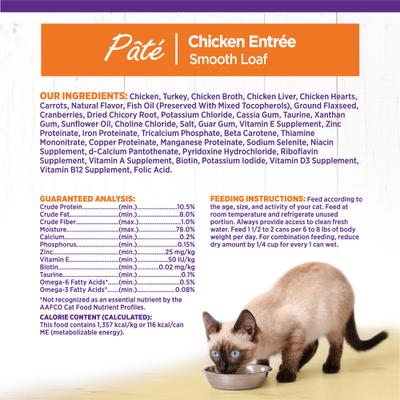 Complete Health Chicken Pate Variety Pack Grain-Free Wet Cat Food, 3-oz can, case of 6