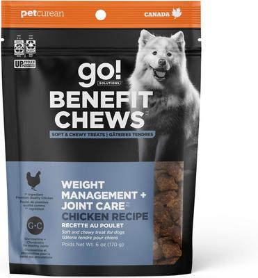 Benefit Chews Weight Management + Joint Care Benefit Chews Chicken Recipe Soft & Chewy Dog Treats, 6-oz bag