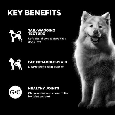 Benefit Chews Weight Management + Joint Care Benefit Chews Chicken Recipe Soft & Chewy Dog Treats, 6-oz bag