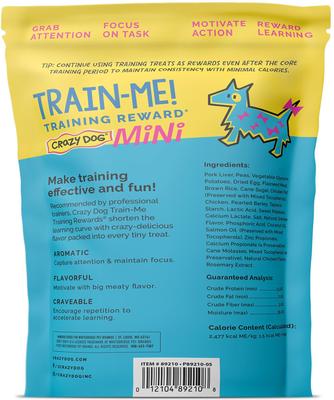 Train-Me! Minis Chicken Flavor Dog Treats, 10-oz bag