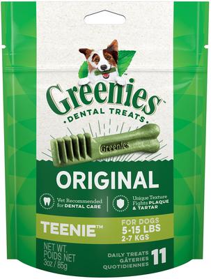 Pumpkin Spice Flavor Dental Dog Treats, Teenie, 43 count
