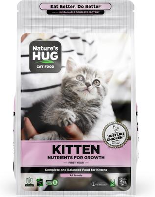 Non-GMO Grain-Free Nutrients for Growth Kitten Dry Cat Food, 4-lb bag