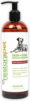 Skin + Coat Support Essentials Wild Alaskan Salon Oil Supplement for Dogs, 16-fl oz bottle