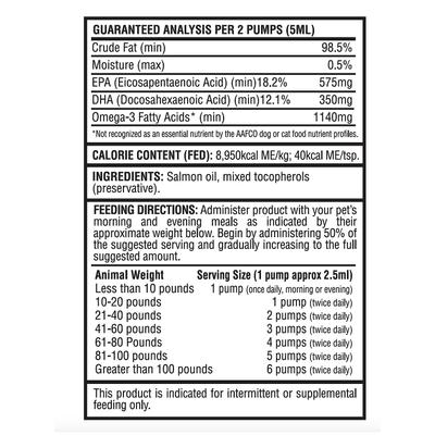 Skin + Coat Support Essentials Wild Alaskan Salon Oil Supplement for Dogs, 16-fl oz bottle