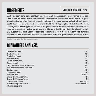 Paquete: Alimento seco para perros ORIJEN Regional Red Grain-Free, bolsa de 23.5 lb + Alimento liofilizado para perros Regional Red Grain-Free y aderezo, bolsa de 16 oz