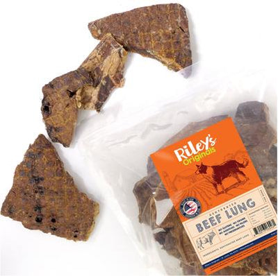 Beef Lung Dehydrated Dog Treats, 8-oz bag