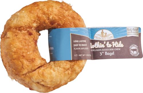 Nothin' To Hide Bagel 3-inch Chicken Flavor Dog Chew, 1 Count