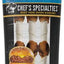 Chef's Specialties Beef Hide Shish Kabobs Steakhouse Cheeseburger Flavor Dog Chews, Large, 3 count