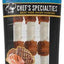 Chef's Specialties Beef Hide Shish Kabobs Steakhouse Cheeseburger Flavor Dog Chews, Large, 3 count