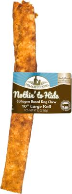Nothin' To Hide Large Roll 10-inch Bully Flavor Dog Chews, 2 count