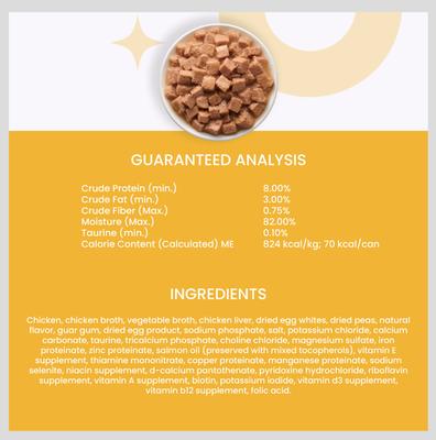 Chicky-Da-Lish Stew Grain-Free Canned Cat Food, 3-oz, case of 24