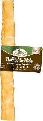 Nothin' To Hide Large Roll 10-inch Bully Flavor Dog Chews, 2 count