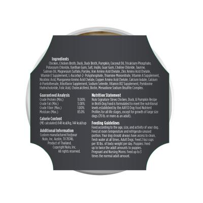 Signature Stews Grain-Free Chicken, Duck & Pumpkin in Broth Wet Dog Food, 6-oz cup, case of 16