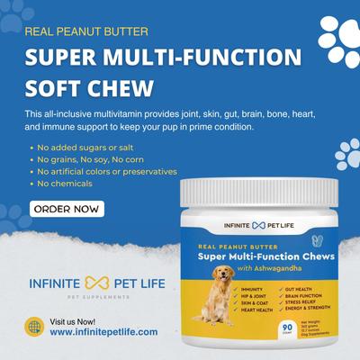 Super Multi-Function Chews Supplement for Dogs, 90 count