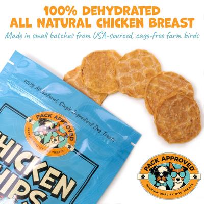 Chicken Chips Dehydrated Dog Treats, 12-oz bag