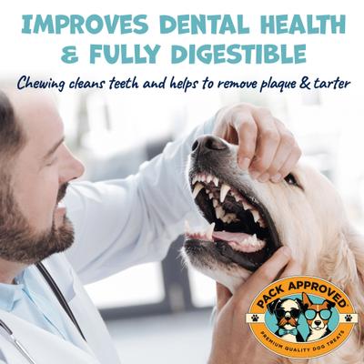 Beef Cheek Rolls 6-inch Natural Dog Chew Treats, 4 count