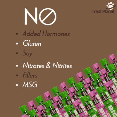 BIG Yumm Sticks Adult Hickory Smoked Pork Human-Grade Jerky Dog Treats, 1.5-oz stick, case of 24