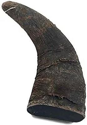 Natural Water Buffalo Horns Dog Treats, 3 count
