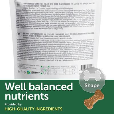 Superior Care Grain-Free Insect Protein Adult Training Dog Treats, 5.29-oz bag