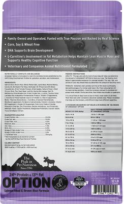 Original Option Formula Dry Dog Food, 12-lb bag