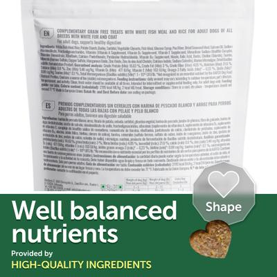 Superior Care Digestive Support White Fish & Rice Adult Dog Treats, 5.29-oz bag