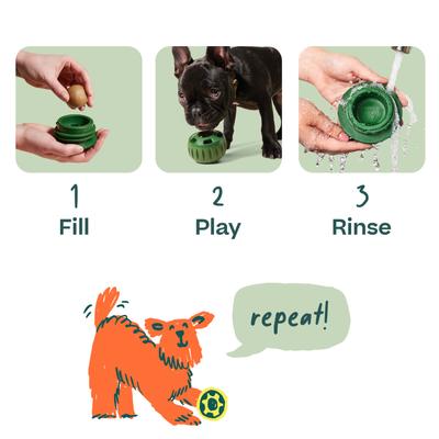 Pupsicle Pops Refills Beef & Peanut Butter Grain-Free Lickable Dog Treats, Large, 7 count