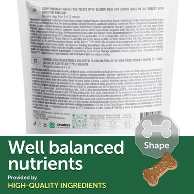 Superior Care Grain-Free Salmon Puppy Dog Treats, 5.29-oz bag