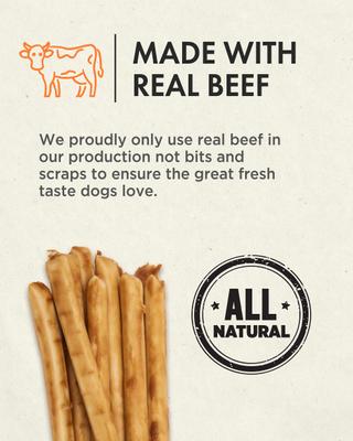 Hide Free 5-inch Beef Flavor Stick Dog Chew, 10 count