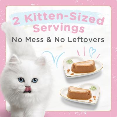 Gourmet Gravy Petites Tender Salmon Pate Wet Kitten Food, 2.8-oz tub, case of 12