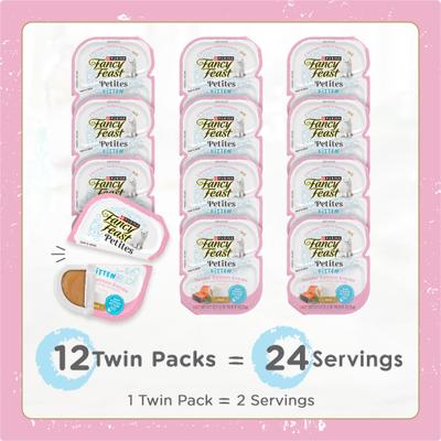 Gourmet Gravy Petites Tender Salmon Pate Wet Kitten Food, 2.8-oz tub, case of 12