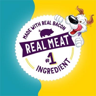 Flavor Stix & Strips with Bacon & Peanut Butter Flavor Soft & Chewy Dog Treats, 6-oz pouch