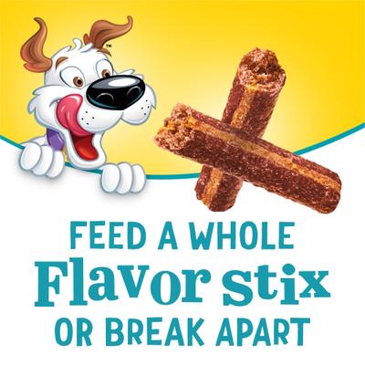 Flavor Stix & Strips with Bacon & Peanut Butter Flavor Soft & Chewy Dog Treats, 6-oz pouch