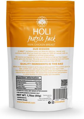 Chicken Breast Protein Pack Grain-Free Freeze-Dried Dog Food Topper, 7-oz bag