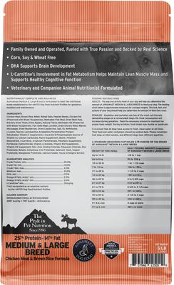 25% Medium & Large Breed Dry Dog Food, 5-lb bag