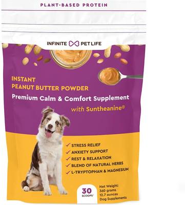 Premium Calm & Comfort Powder Supplement for Dogs, 30 servings
