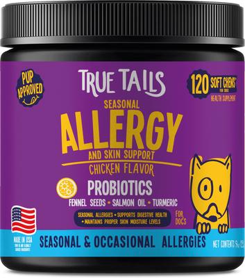 Allergy Chicken Flavored Allergy Supplement for Dogs, 120 count