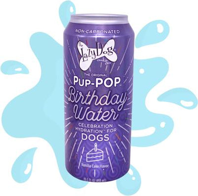 Pup-POP Birthday Water Vanilla Cake Flavor Dog Treat, 15.5-oz can