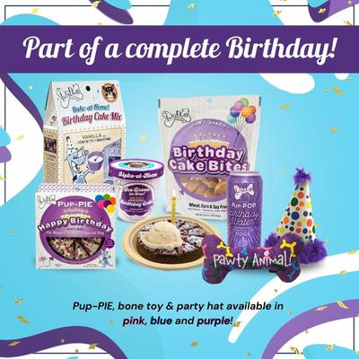 Pup-POP Birthday Water Vanilla Cake Flavor Dog Treat, 15.5-oz can