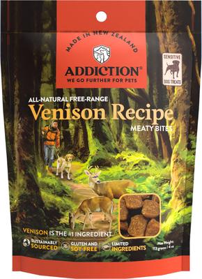 Meaty Bites Kangaroo Limited Ingredient Grain-Free Allergy-Friendly Soft Dog Treats, 4-oz bag