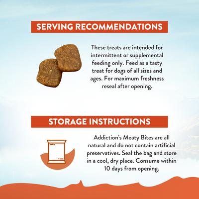 Meaty Bites Venison Grain-Free Dog Treats, 4-oz bag