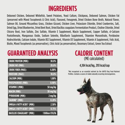 Raw+ Chicken, Whitefish & Salmon Adult Freeze-Dried Dog Food, 9-oz bag