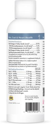 Wild Salmon Oil Liquid Supplement for Dogs & Cats, 8-fl oz bottle