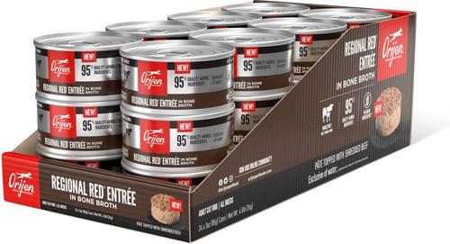 Bundle: ORIJEN Regional Red Entree in Bone Broth Wet Food + Regional Red Dry Cat Food