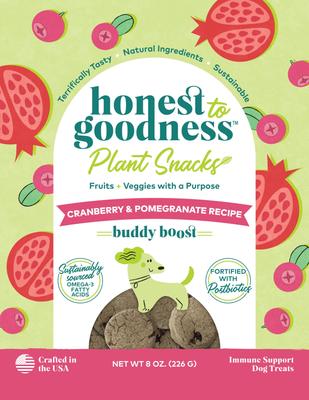 Plant Snacks Buddy Boost Cranberry & Pomegranate Dog Treats, 8-oz bag