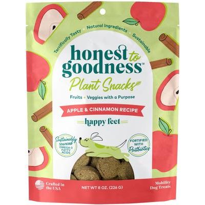 Premios para perros Plant Snacks Good Vibes de manzanilla y jengibre, bolsa de 8 oz