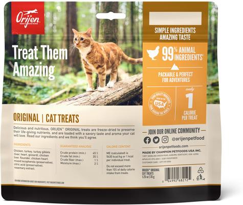 Bundle: ORIJEN Original Dry Food + Original Freeze-Dried Cat Treats
