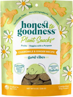 Plant Snacks Happy Feet Apple & Cinnamon Dog Treats, 8-oz bag